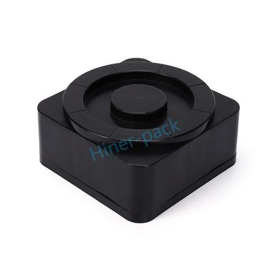 購入 6インチ黒色ESD低ガス放出ウエファーキャリアボックス ROHS認定導電性PP材料 online manufacture