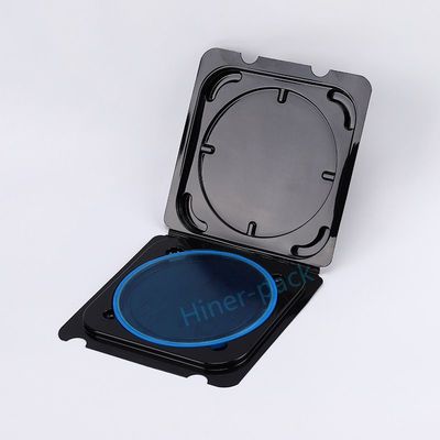 購入 クラムシェル シリコン・ウェッファー・ボックス 透明黒 ループリング ROHS対応 online manufacture