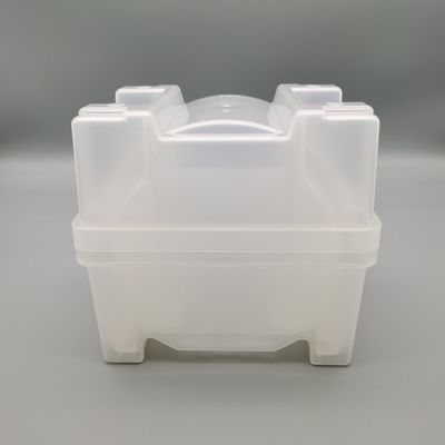購入 6インチ 150mm ワッファー 送料箱 PP ベース 蓋 カセット 透明色 互換性高い online manufacture