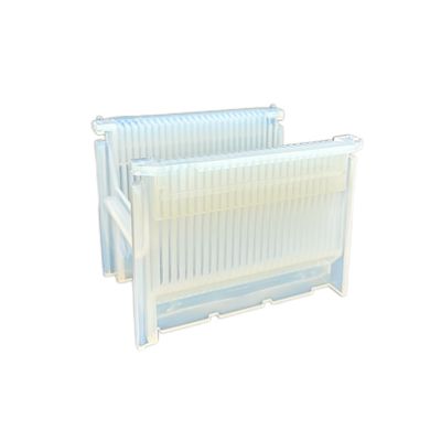 購入 25 スロット 耐久性のあるカスタマイズ可能なPFA半導体ウェーファーカセット online manufacture