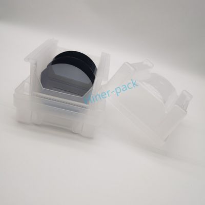 クリーンPPウエファー 送料箱 キャセット付き 4 インチ 100mm ウエファーファブに使用
